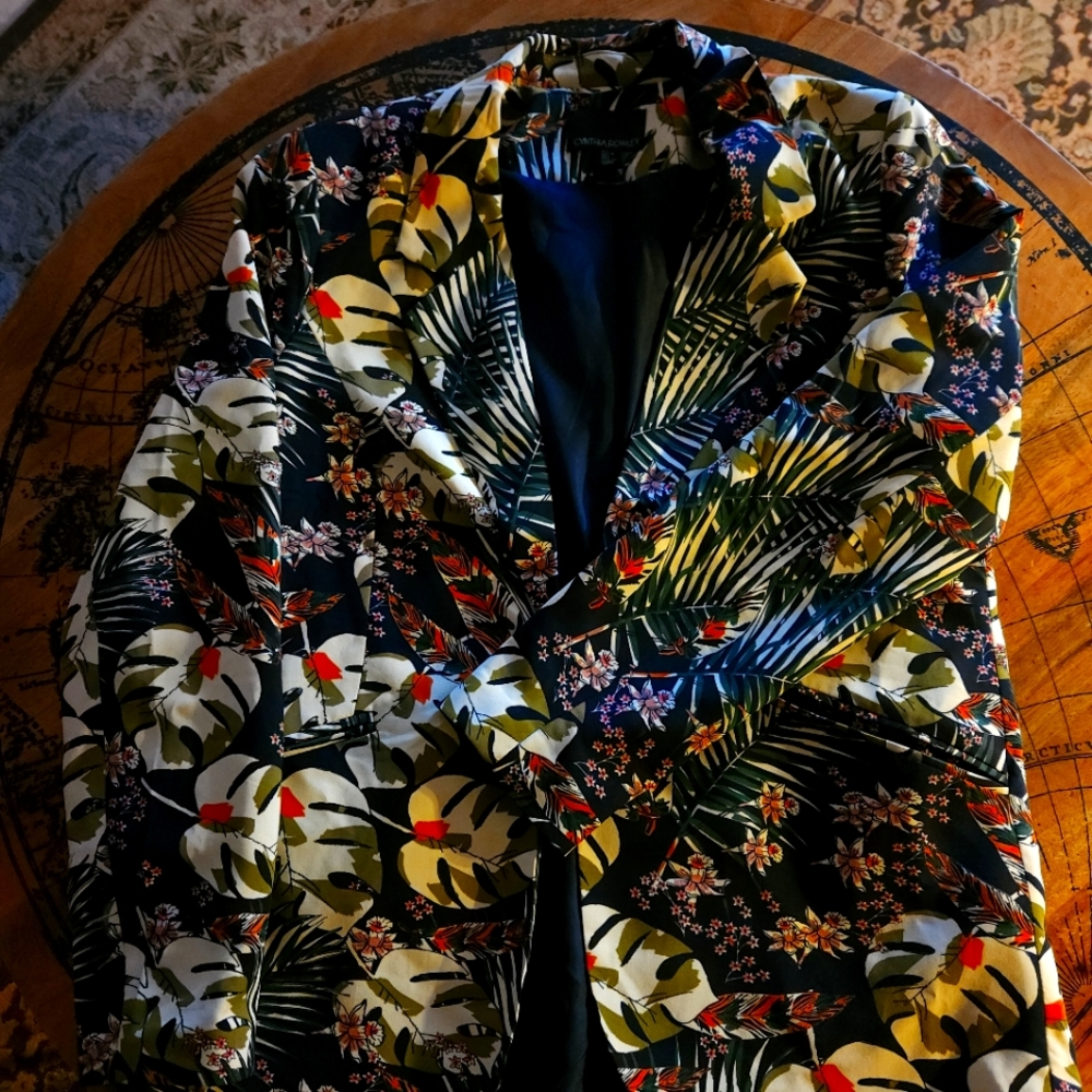 Cynthia Rowley | Tropical Business Blazer